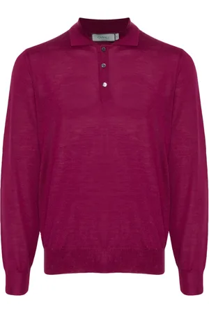 CANALI Merino-wool polo shirt