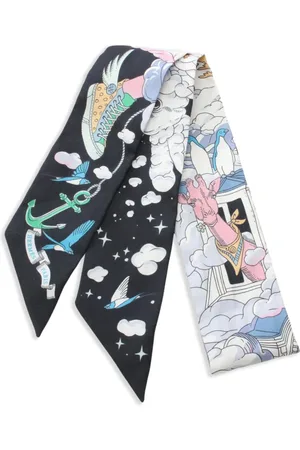 Hermès 2010s Sur Mon Nuage scarf