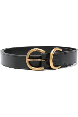 Ralph Lauren Double-ring leather belt