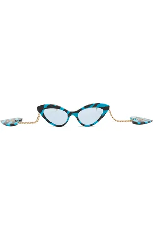 Gucci Cat-eye zebra sunglasses