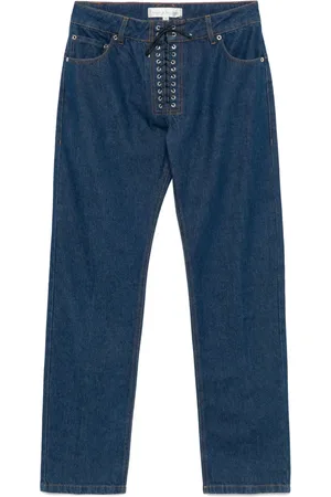 Ludovic De Saint Sernin Steve lace-up jeans