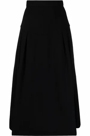 ULYANA SERGEENKO A-line silk midi skirt
