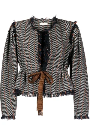 ULLA JOHNSON Ames herringbone tweed jacket