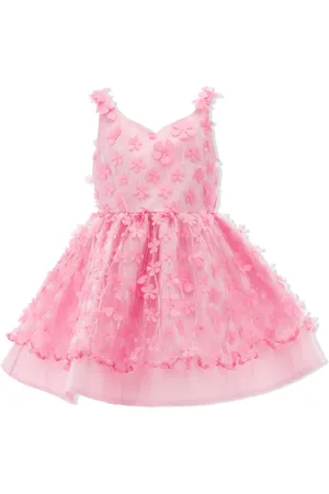 Tulleen Ravine floral-appliqué dress