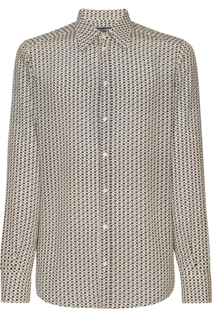 Dolce & Gabbana Geometric-print silk shirt