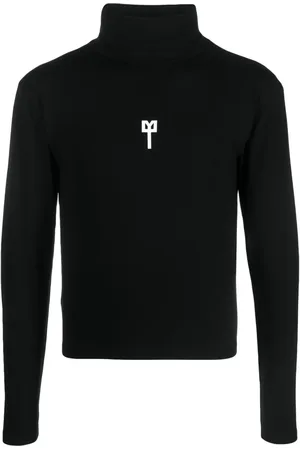 Liberal Youth Ministry Logo-print roll-neck jumper