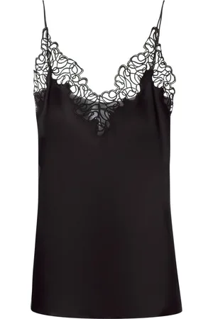 Stella McCartney Lace-trim satin cami top
