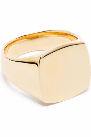 TOM WOOD 9kt yellow Cushion ring
