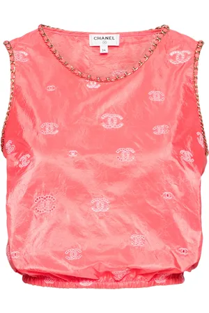 CHANEL 2000s CC Mark blouse