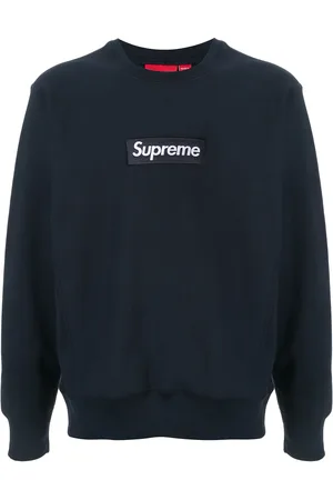 SS25 Supreme Washed Box Logo Crewneck - ボックスロゴ Supreme Washed Box Logo Crewneck Black | Sneakershop91.com