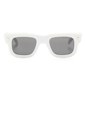 CUTLER & GROSS Rectangle-frame tinted sunglasses