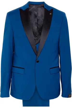 Manuel Ritz Satin-trim suit