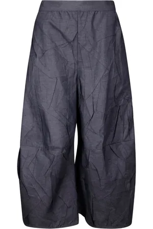 STEFANO MORTARI Pleated cotton trousers