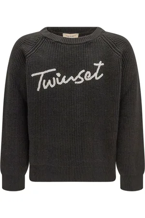 Twin-Set Logo-stamp sweatshirt
