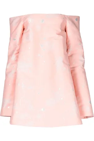 Macgraw Virtuoso off-shoulder jacquard dress