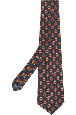 Salvatore Ferragamo 1990s graphic-print silk tie