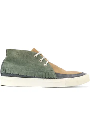 Comme des Garçons Patchwork lace-up sneakers