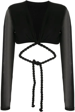 DION LEE Rope wrap top