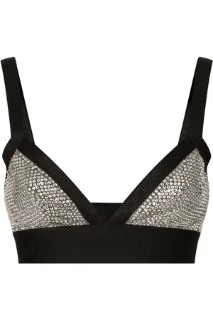 Dolce & Gabbana KIM DOLCE&GABBANA rhinestone-embellished triangle bra