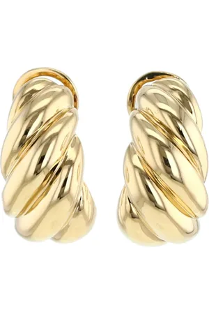 Hermès 1980 twisted clip-on earrings