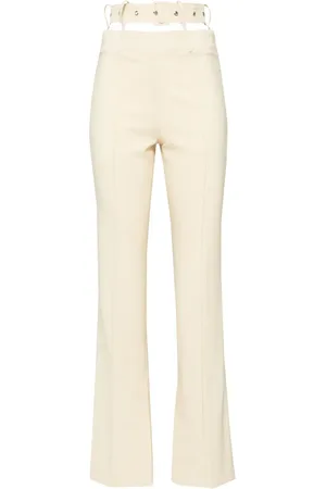 Rokh Belted flared trousers