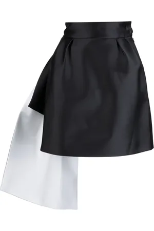 DICE KAYEK Draped high-waisted mini skirt