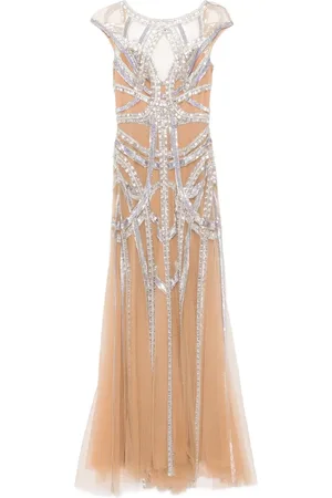 Zuhair Murad Roads-embroidered flared gown