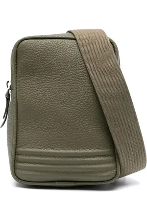 DELAGE Sling canvas leather bag