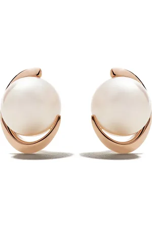 Tasaki 18kt rose gold Akoya pearl earrings