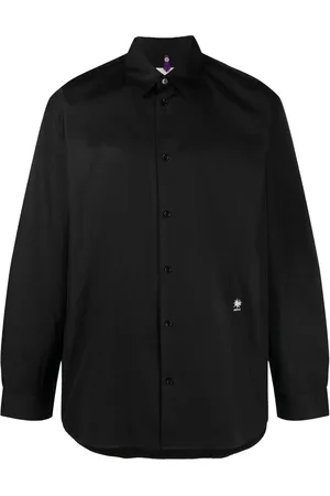 OAMC Embroidered-logo long-sleeve shirt