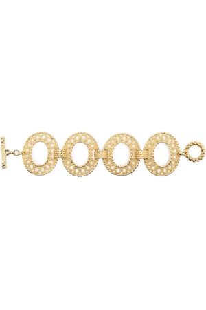 Dior 1990s oval links oversized bracelet