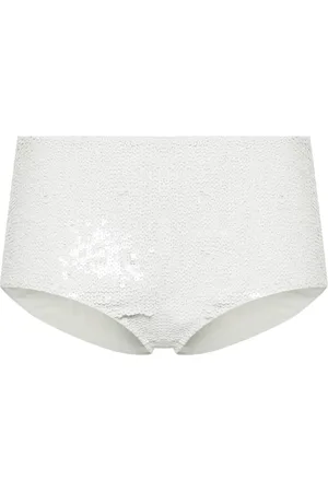 P.A.R.O.S.H. Sequined high-waisted bikini bottoms
