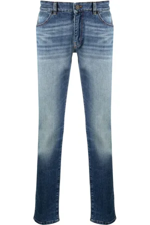 PT01 Low-rise straight-leg jeans