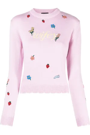 GCDS Wifey knitted jumper