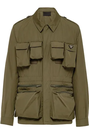 Prada Multi-pocket cotton military jacket