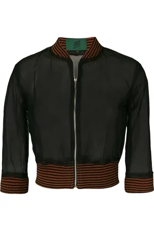 Jean Paul Gaultier Sheer bomber jacket