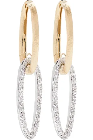 Marco Bicego 18Kt yellow diamond drop earrings