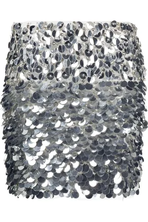 Des Phemmes High-waisted sequin-embellished skirt
