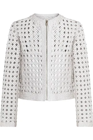 Dolce & Gabbana Woven nappa-leather jacket
