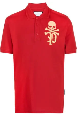 Philipp Plein Logo-print cotton polo shirt