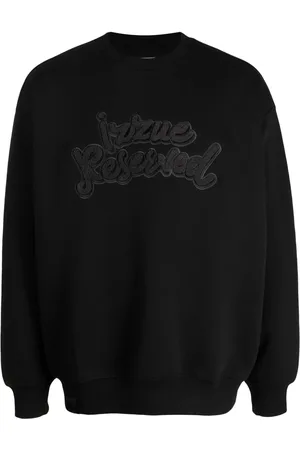 Izzue Towelling logo-appliqué sweatshirt