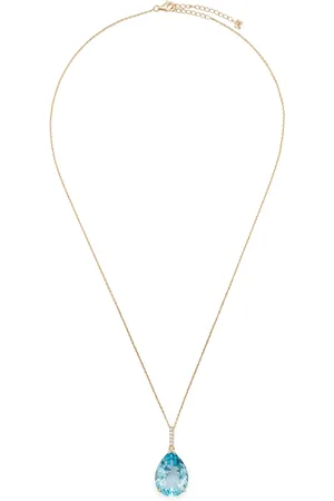 Mateo 14kt yellow tear drop necklace