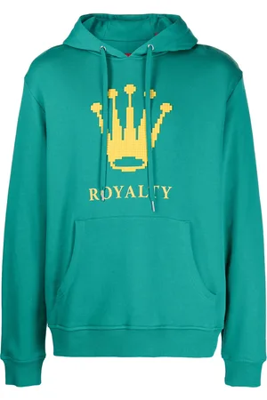 MOSTLY HEARD RARELY SEEN Crown graphic-print pullover hoodie