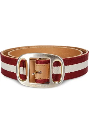 JEJIA Striped leather belt