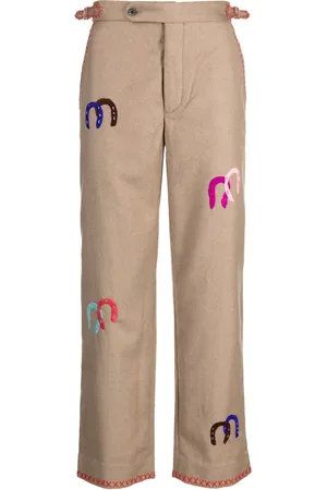 BODE Horseshoe straight-leg trousers