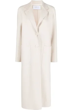 Harris Wharf London Side slit trenchcoat