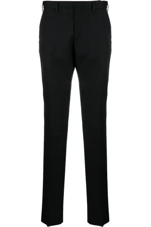 LARDINI Twill-weave wool tailored trousers