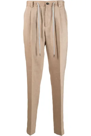PESERICO SIGN Drawstring tapered trousers