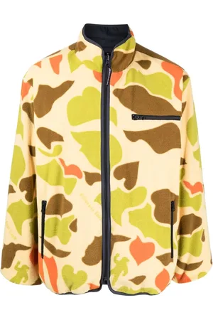 Billionaire Boys Club Camouflage-print reversible fleece jacket