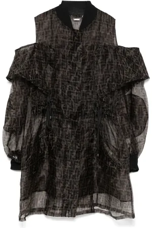 Fendi 2000s FF-pattern print coat